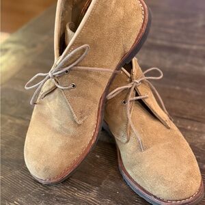 Rancourt & Co Brown Men’s 8D Lactae Hevea Sole Plain Toe Suede Boots $418MSRP